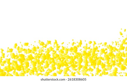 Texture éclaboussures jaunes d'Abstrait sur fond blanc 