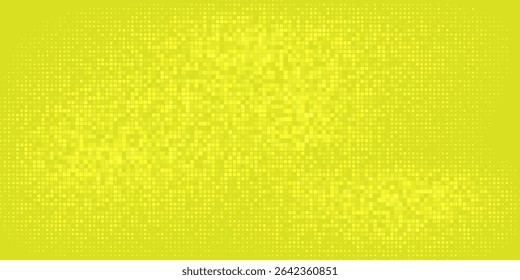 Abstract yellow square mosaic background with a soft gradient and pixelated effect. A vibrant and modern design perfect for tech, digital, or creative projects.