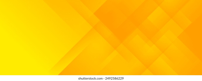 Abstract yellow square shape with futuristic concept background