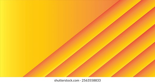 Abstract yellow square shape with futuristic concept background