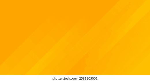 Abstract yellow square shape with futuristic concept background yellow