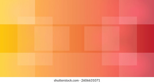 Abstract yellow square shape with futuristic concept background