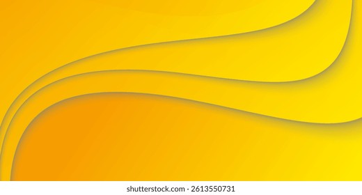 Abstract yellow square shape with futuristic concept background. abstract illustration.