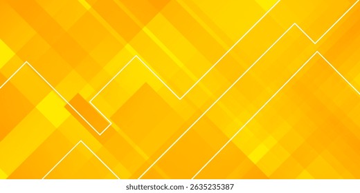 Abstractas forma cuadrada amarilla con fondo de concepto futurista