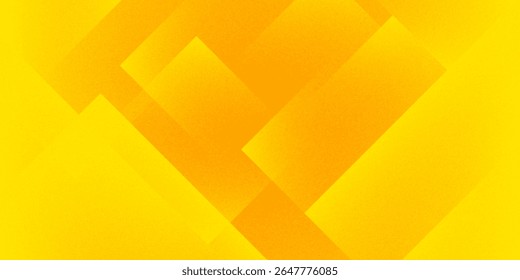 Abstract yellow square shape with futuristic concept background