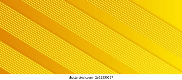 Abstract yellow square shape with futuristic concept background. vector illustrations