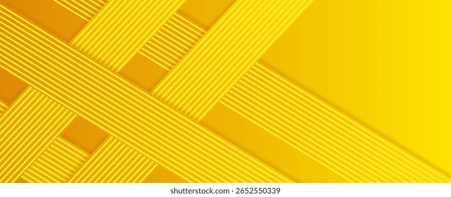 Forma quadrada amarela abstrata com fundo de conceito futurista. ilustrações vetoriais