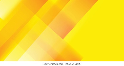 Abstractas forma cuadrada amarilla con fondo de concepto futurista