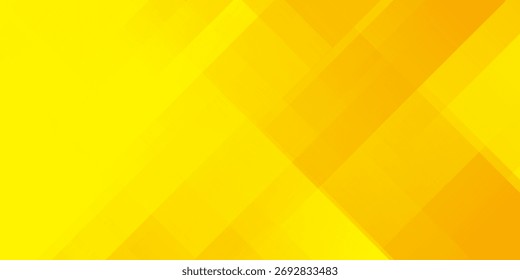 Abstract yellow square shape with futuristic concept background