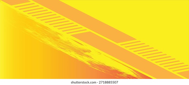 Abstractas forma cuadrada amarilla con fondo de concepto futurista
