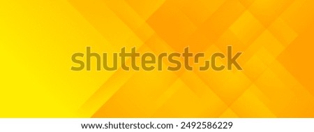 Abstract yellow square shape with futuristic concept background