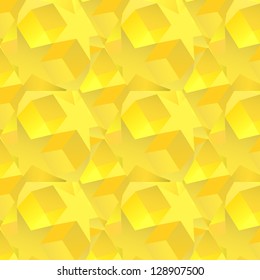 Abstract yellow star pattern background