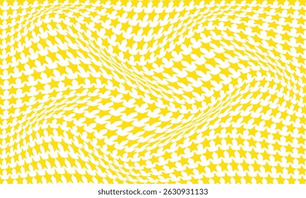 abstract yellow star wave pattern can be used background.