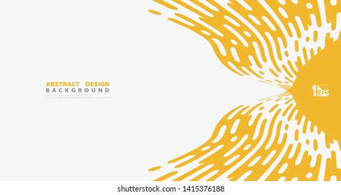 Abstract yellow stripe line pattern details artwork decoration design vector background. You can use for ad, poster, artwork, template design, annual report. illustration vector eps10