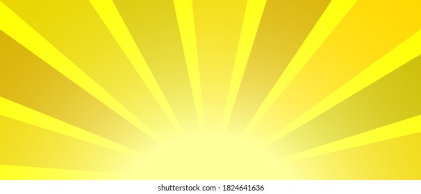 Abstract yellow striped background. Vector illustration.