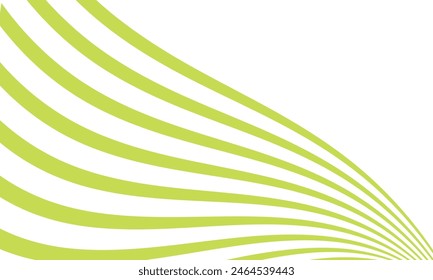 Abstract yellow stripes art wave line background. Vector