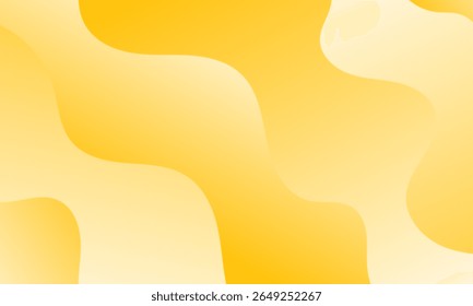 abstract yellow stripes lines sea wave curves shapes on smooth gradient color textured pattern background