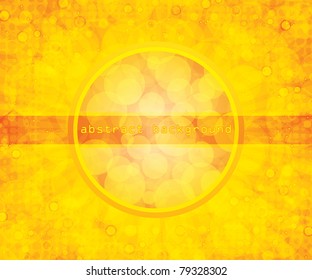 Abstract yellow summer background