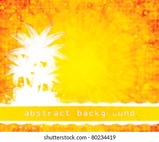 Abstract yellow summer background