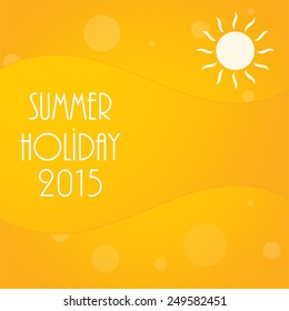 abstract yellow summer background, vector illustration, eps10