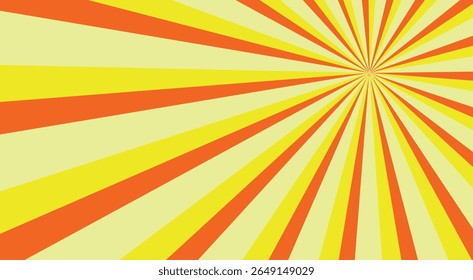Abstract yellow sun rays background