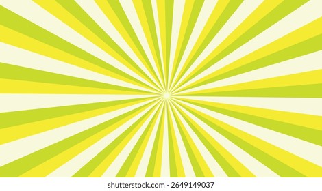 Abstract yellow sun rays background