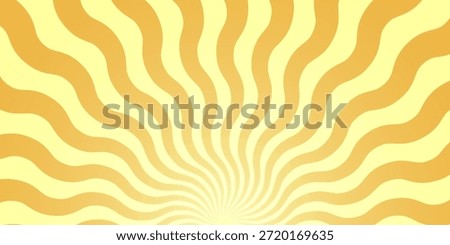 Abstract yellow sun rays background. Eps10 vector
