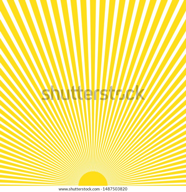 Abstract Yellow Sun Rays Background Stock Vector (Royalty Free) 1487503820 | Shutterstock