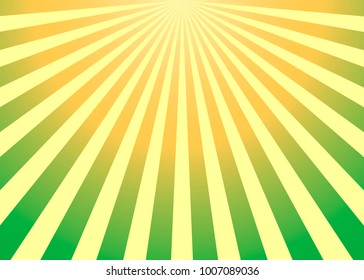 Abstract yellow sun rays vector background