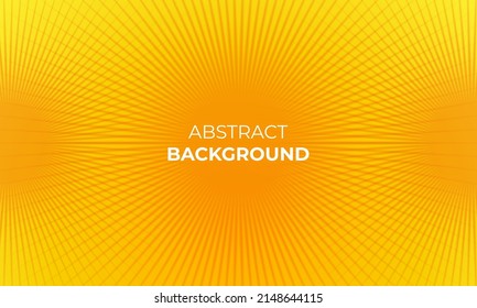 Abstract Yellow Sunburst Background Design