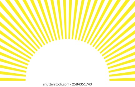 abstract yellow sunrise line pattern can be used background.