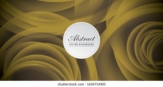 Abstract yellow swirl background design