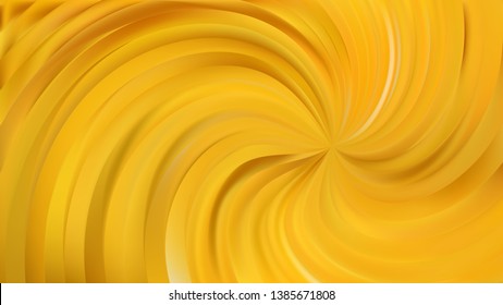 Abstract Yellow Swirl Background Vector Image