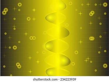 abstract yellow technology background