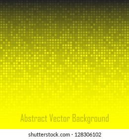  Abstract Yellow Technology Background, vector illustration
