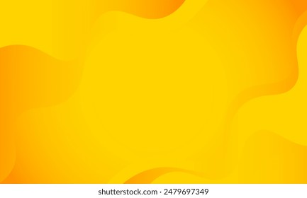 Abstractas Plantilla amarilla con líquido abstracto Formas geométricas flujo Elementos de diseño planos. Arte retro para portadas, Anuncios, volantes y carteles fondo de tecnología Diseño Vector diseño
