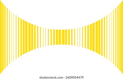 abstract yellow thin lines bulge pattern background, banner, poster.