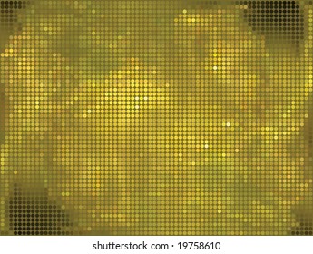 Abstract yellow tiles background. Vector illustration.