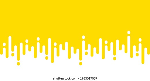 Abstract yellow transition background. Waterfall or melting lines geometric pattern. Flow liquid design. Modern transition background. Creative yellow flow or melting texture. Abstract rain vector