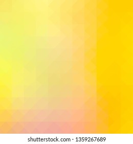 Abstract yellow triangle geometrical background. Vector illustration 