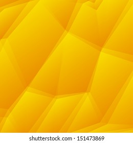 Abstract Yellow Triangle Geometrical Background, Vector Illustration EPS10