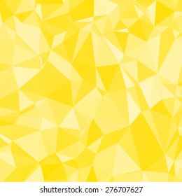 Abstract Yellow Triangle Geometrical Background, Gold Pattern. Vector Illustration EPS10