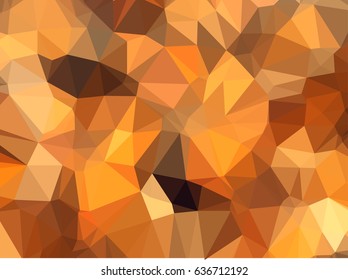 Abstract yellow triangle geometrical background. Vector illustration