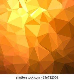 Abstract yellow triangle geometrical background. Vector illustration