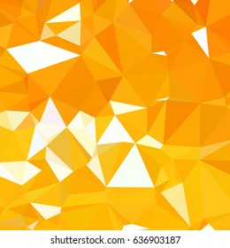 Abstract yellow triangle geometrical background. Vector illustration