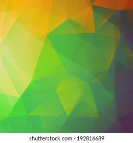 Abstract yellow triangle shapes background. + EPS10 vector file