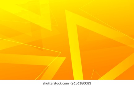 Abstract yellow triangles background. Eps10 vector