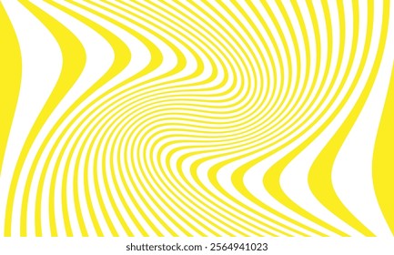 abstract yellow twist line pattern suitable for background.