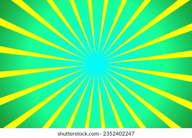 Abstract yellow vector background with circular arranged pastel blue lines, irregular shape, empty space for banner or advertising marketing message