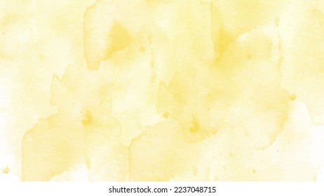 Abstract yellow watercolor background for your design, watercolor background concept, vector.